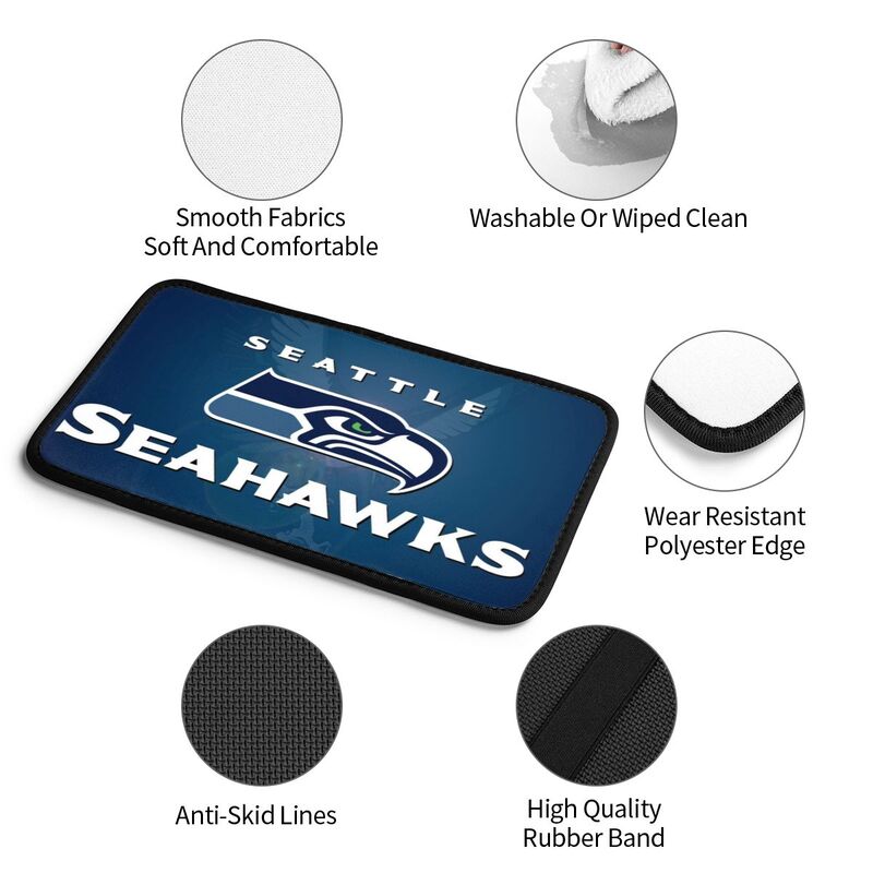 Seattle Seahawks2 Printed car armrest box pad elbow protection pad