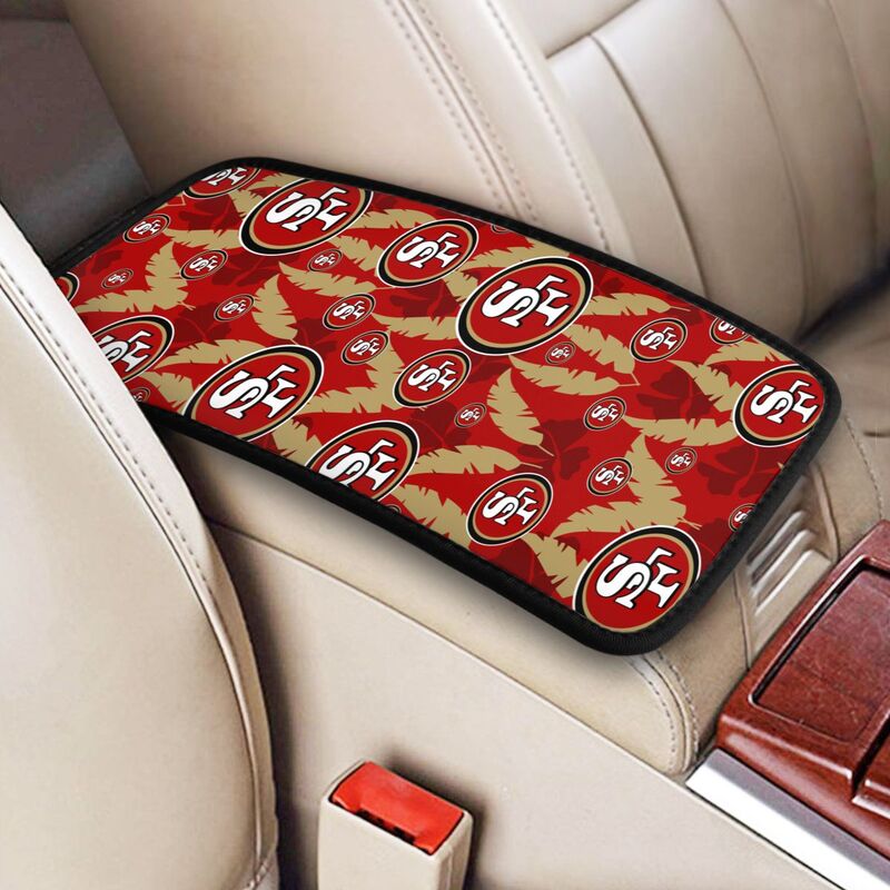 San Francisco 49ers printing Center console armrest pad car armrest protective cover car