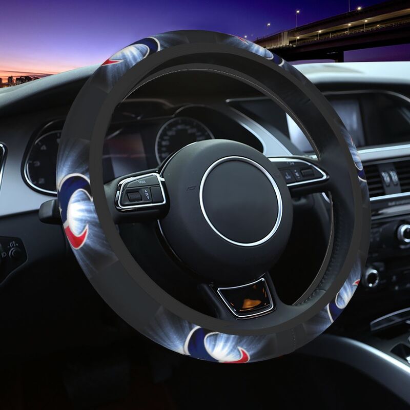Houston Texans 3 Printed breathable elastic steering wheel protective cover