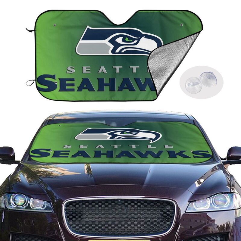 Seattle Seahawks 3 Print Car windshield sunshades suitable for front Car windshield sunshades