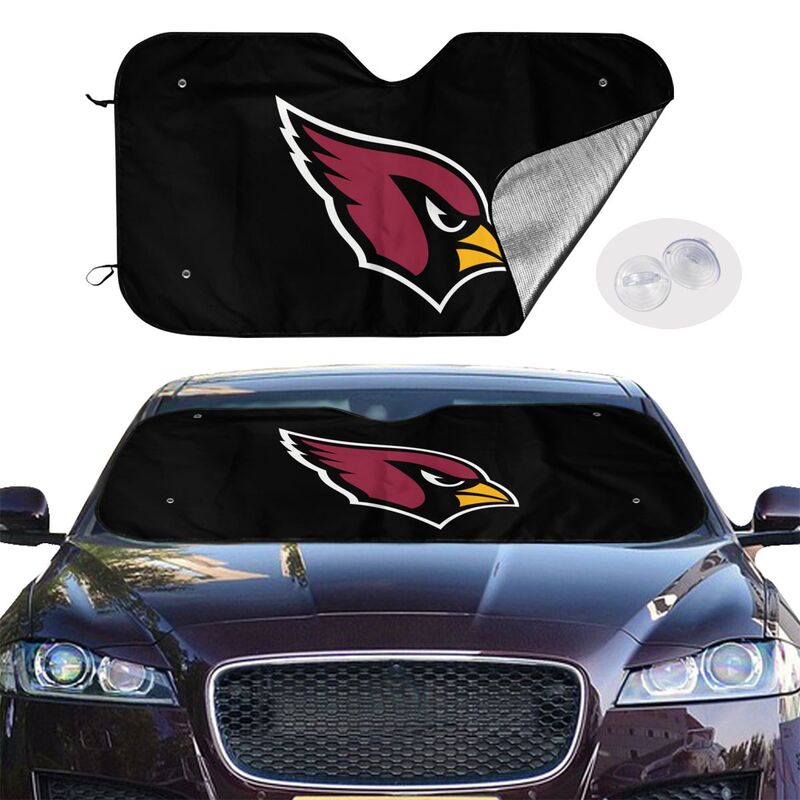 Arizona Cardinals Printed multi size front windshield sunshade car windshield sunshade