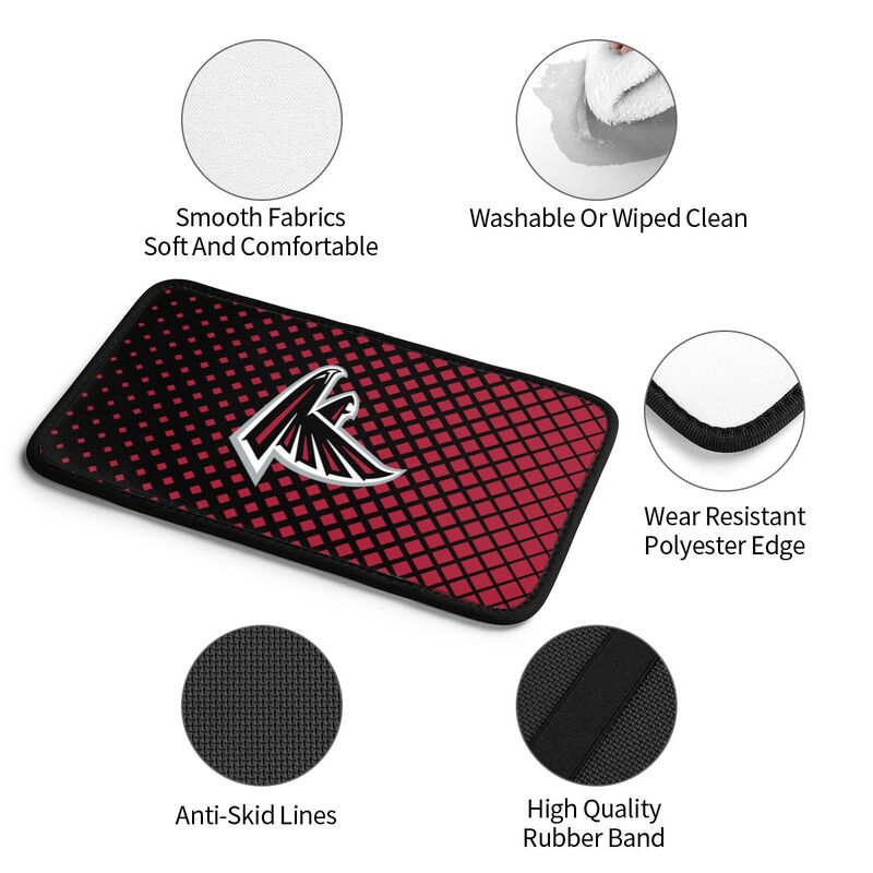 Atlanta Falcons Car handrail box cushion Personalized printed car armrest cover