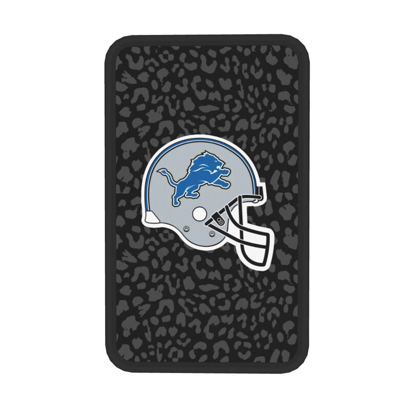 Detroit Lions 2 print Car handrail box cushion Personalized car armrest cover