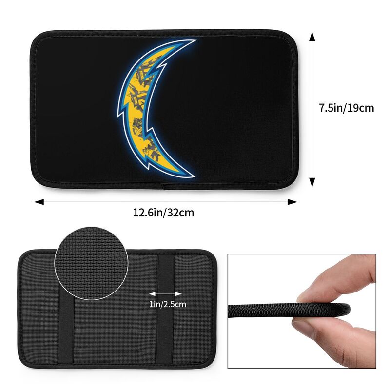 San Diego Chargers Printed car center armrest box pad anti slip pad