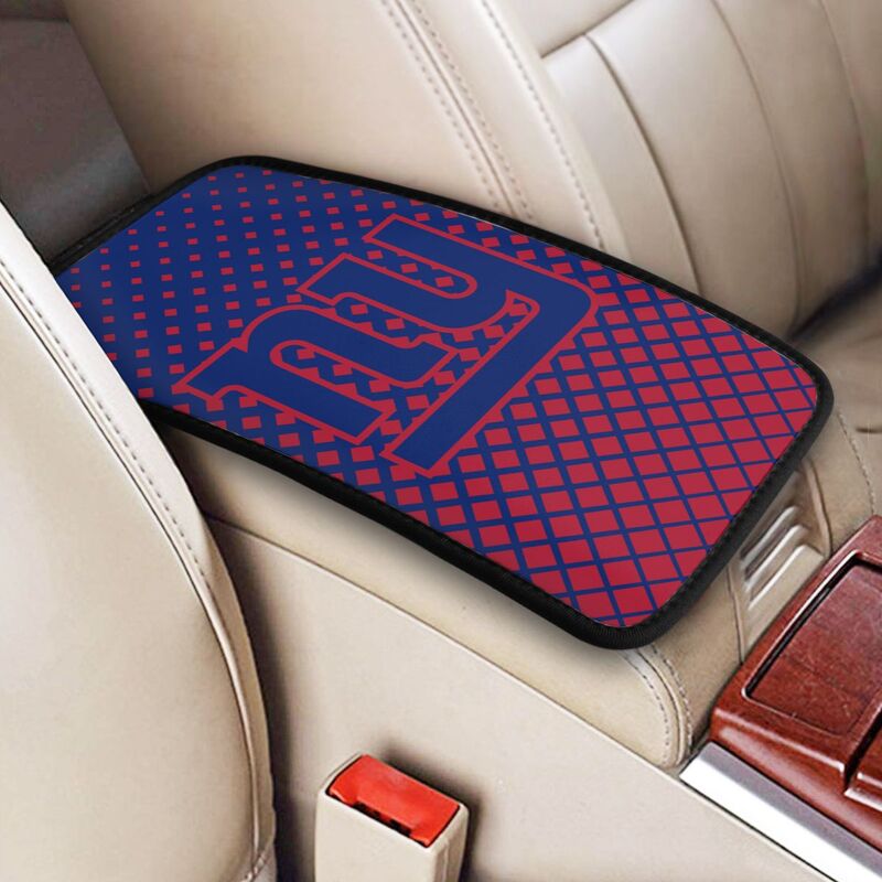 New York Giants Car handrail box cushion Personalized printed car armrest cover