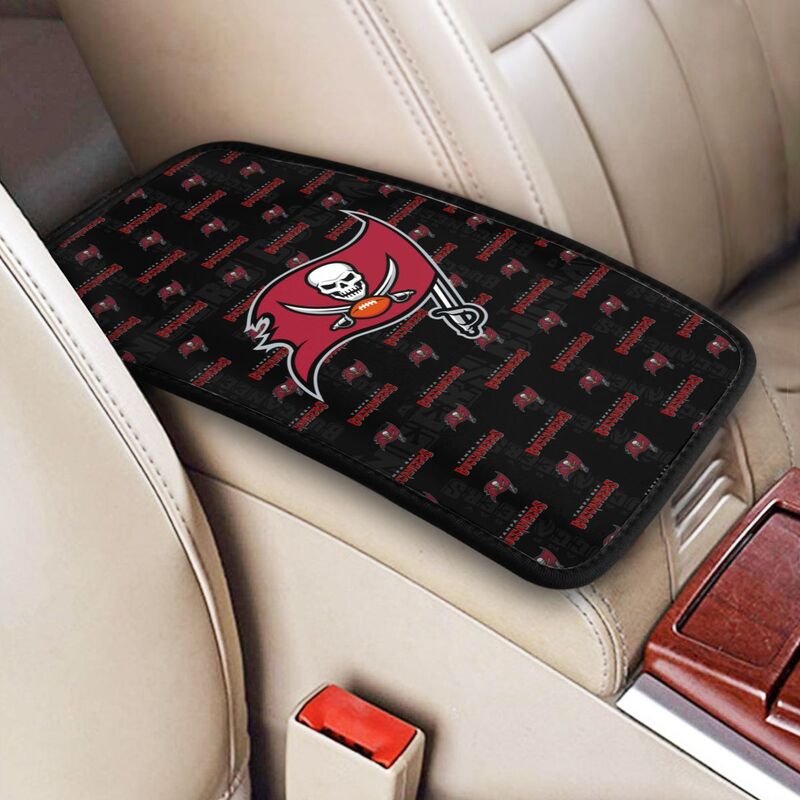 Tampa Bay Buccaneers printed Car handrail cushion Personalized car armrest cover
