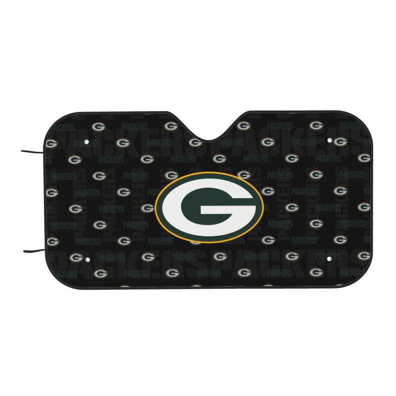 Green Bay Packers 2 Printed is suitable for front Car windshield sunshades Car windshield sunshades