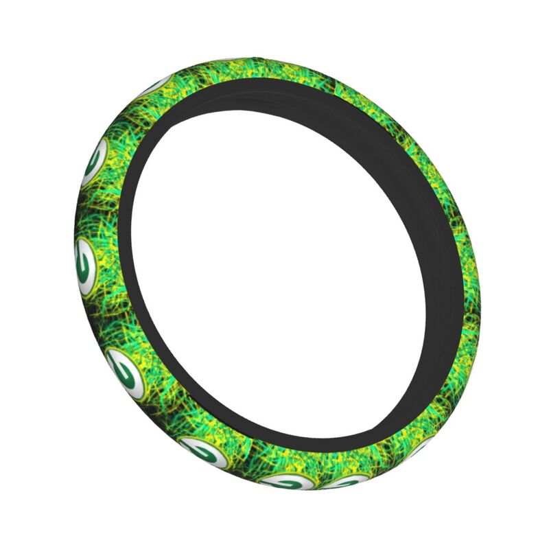 Green Bay Packers 4 Printed car anti-skid cover elastic steering wheel cover