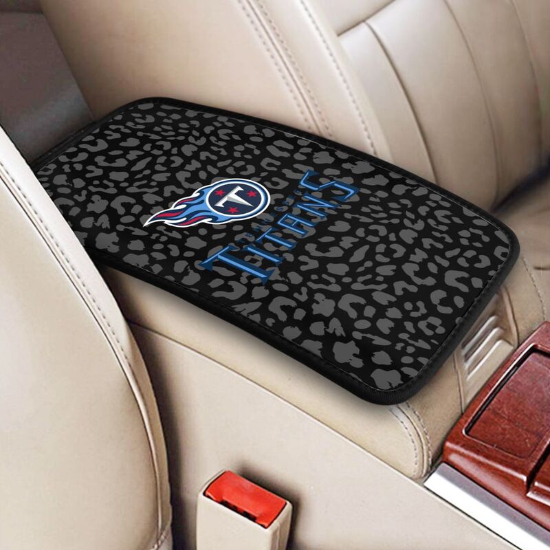 Tennessee Titans 2 printed Car handrail box cushion Personalized car armrest cover