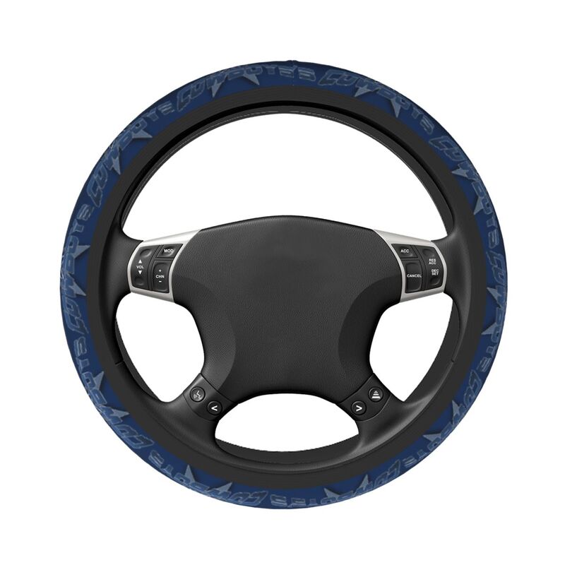Dallas Cowboys Printed elastic steering wheel cover car steering wheel protective cover