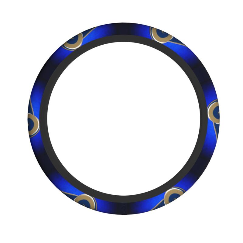 Los Angeles Rams 4 Printed breathable elastic steering wheel protective cover