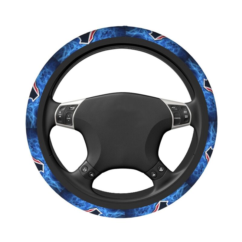 Houston Texans Printed breathable elastic steering wheel cover anti slip cover