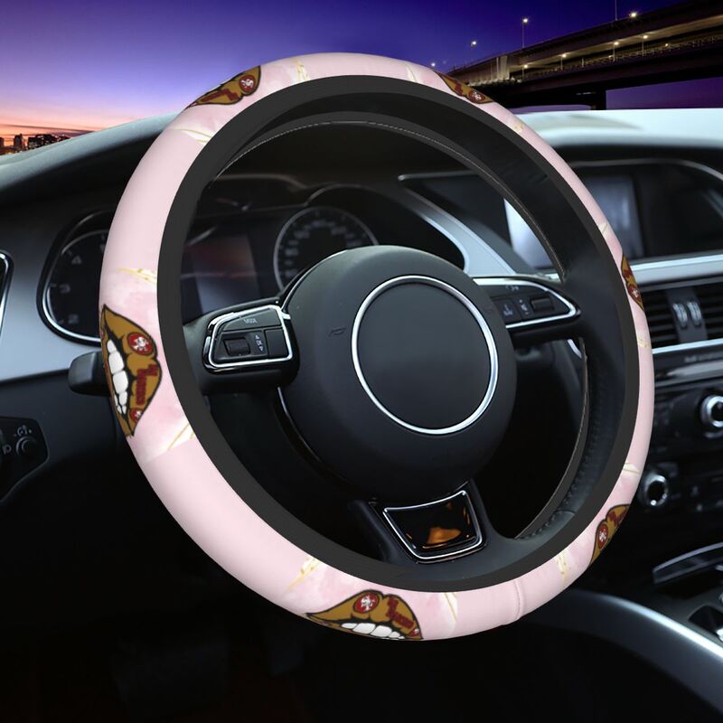 San Francisco 49ers 1 Printed breathable elastic steering wheel anti slip cover
