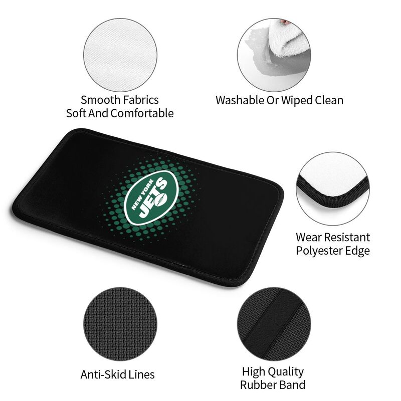 New York Jets Printed car armrest box cushion armrest protective cover