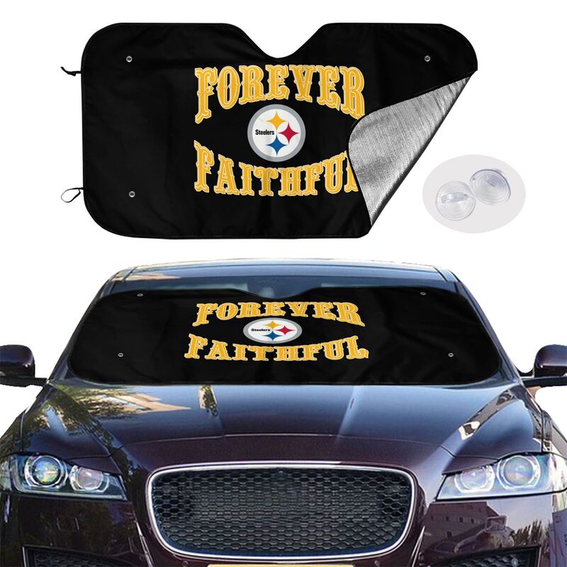 Pittsburgh Steelers Printing car multi size front windshield sunshade car windshield sunshade