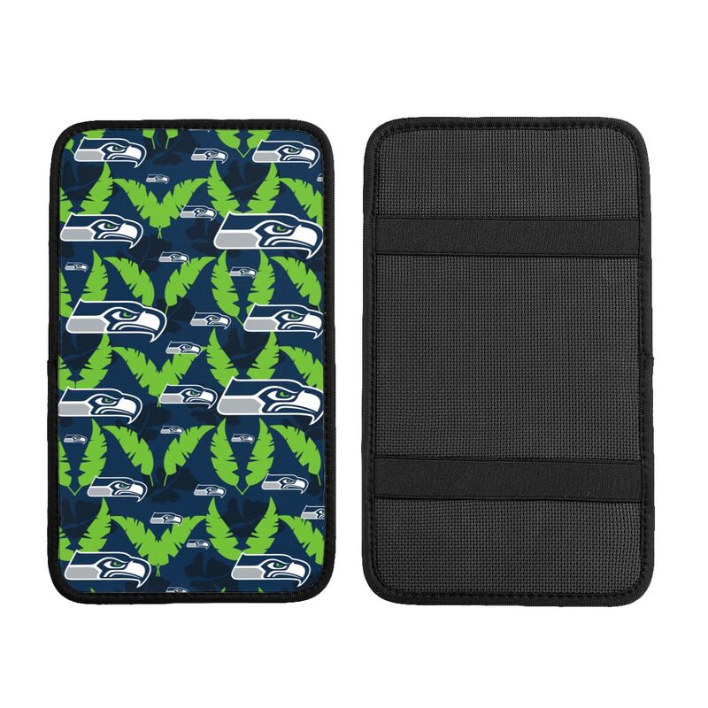 Seattle Seahawks printing Center console armrest pad car armrest protective cover car