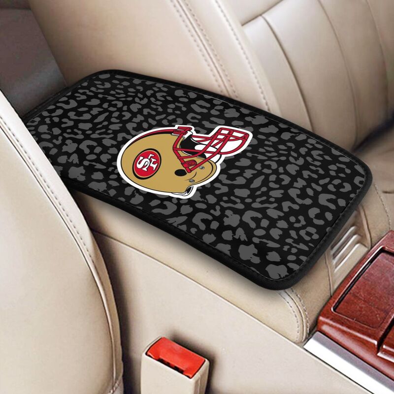 San Francisco 49ers printed Car handrail box cushion Personalized car armrest cover