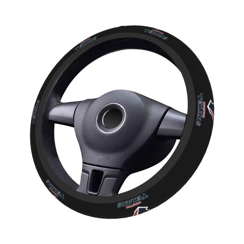 Houston Texans 1 Printed breathable elastic steering wheel cover anti slip cover