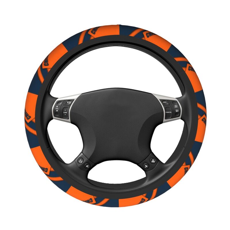 Chicago Bears Printed car protective cover elastic steering wheel cover
