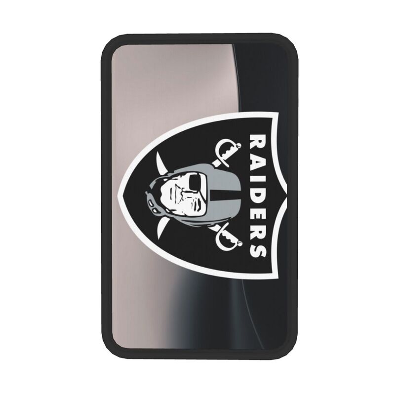 Car armrest box pad Las Vegas Raiders7 Printed central armrest box pad anti slip pad