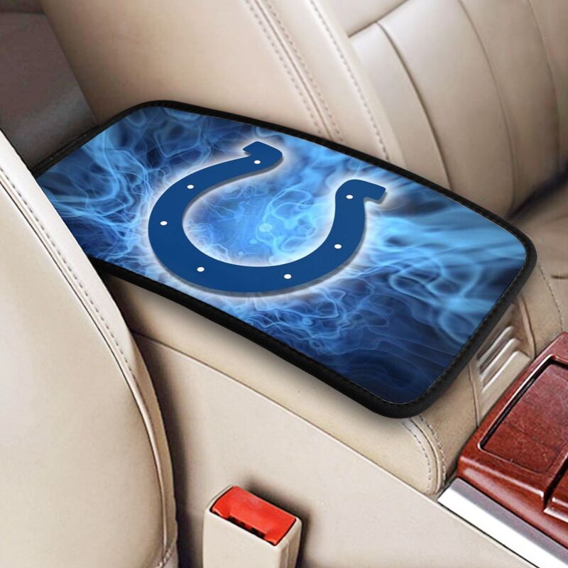 Indianapolis Colts1 Printed car armrest box pad elbow protection pad