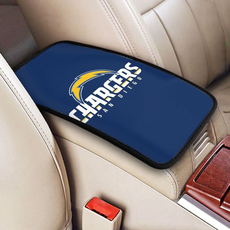 San Diego Chargers Printed car armrest box pad anti-abrasion pad