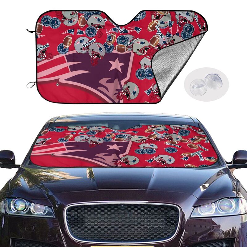 New England Patriots Print multiple sizes car windshield sunshade panel car windshield sunshade cover