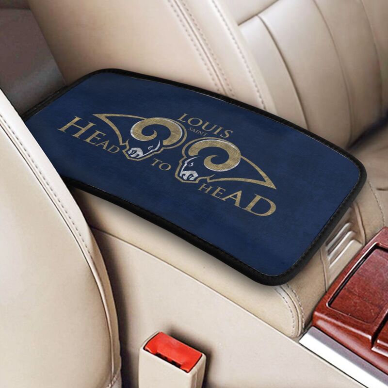Los Angeles Rams1 Printed car armrest box pad anti-abrasion pad