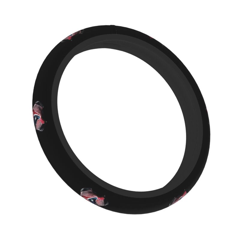 Houston Texans 4 Printed breathable elastic steering wheel cover anti slip cover