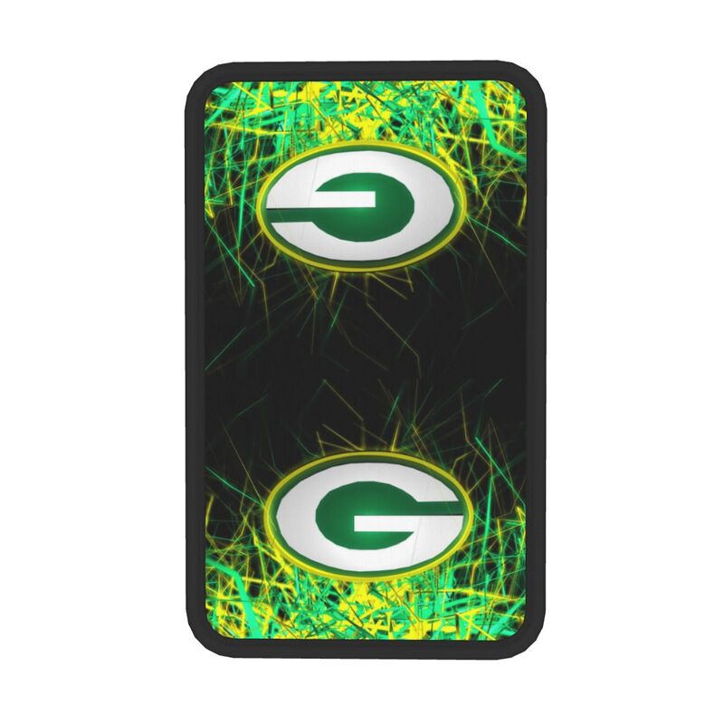 Car armrest box pad Green Bay Packers 5 Printed central armrest box pad protective pad