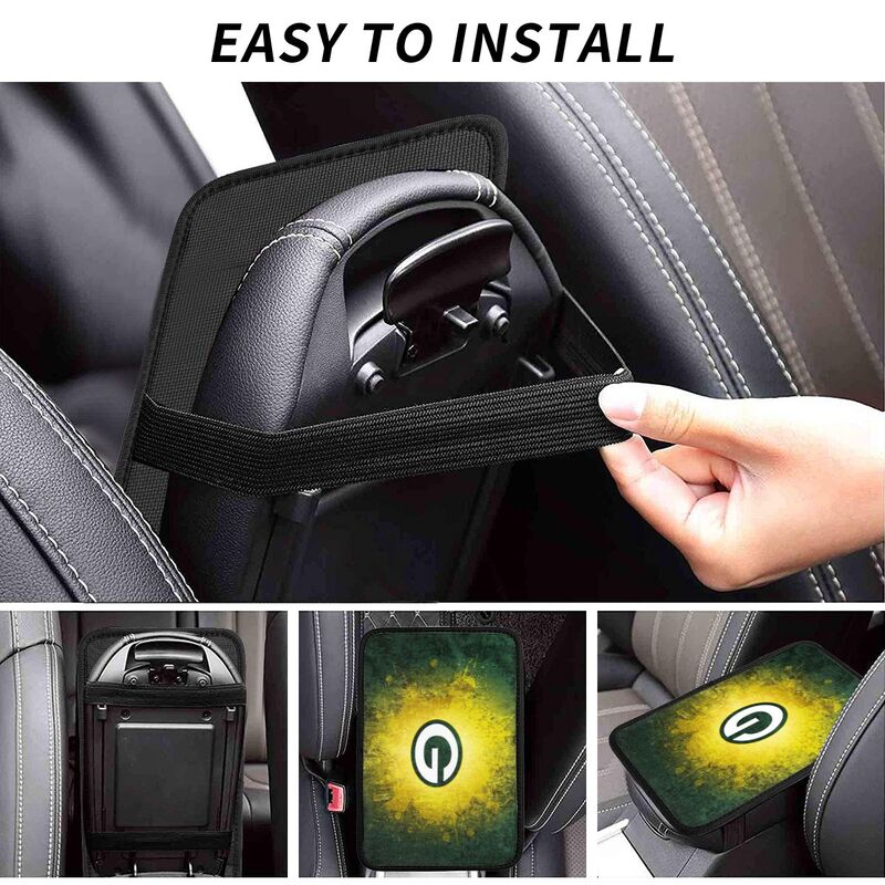 Green Bay Packers2 Protective pad for armrest box of printing vehicle