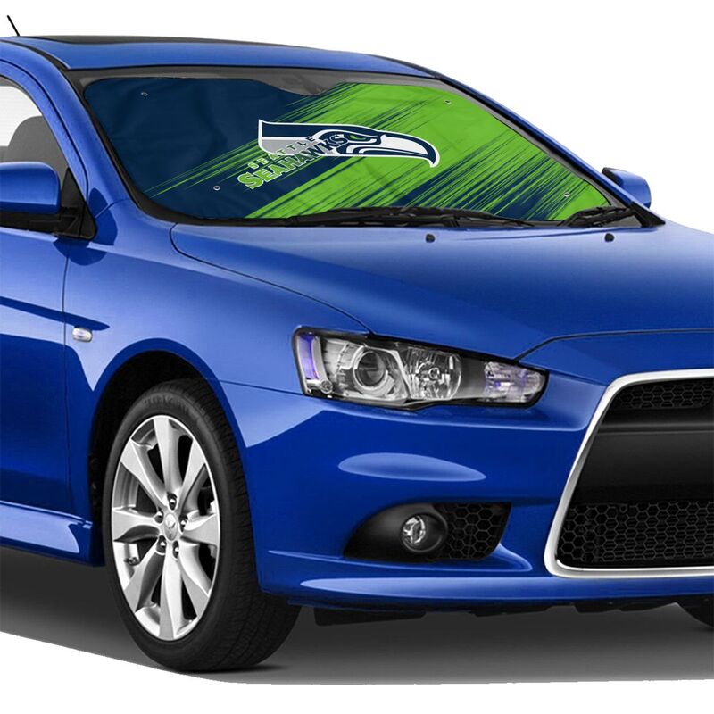 Seattle Seahawks Print car windshield sunshade panel car windshield sunshade cover multiple sizes