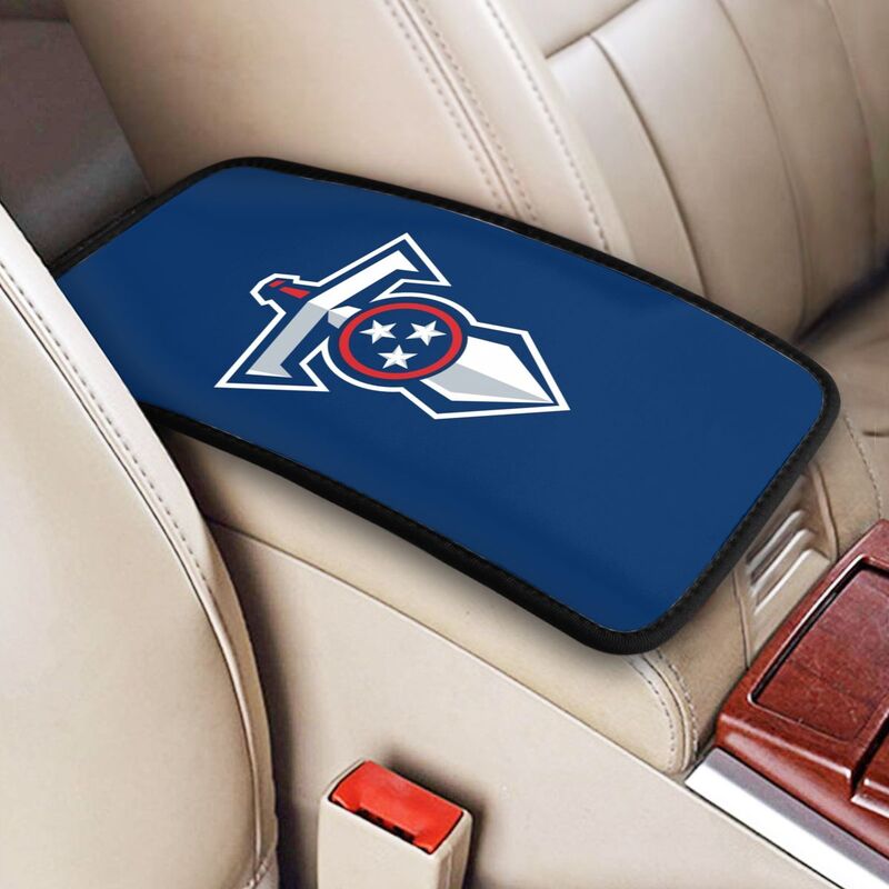 Car armrest box pad Tennessee Titans 1 Printed central armrest box pad protective pad