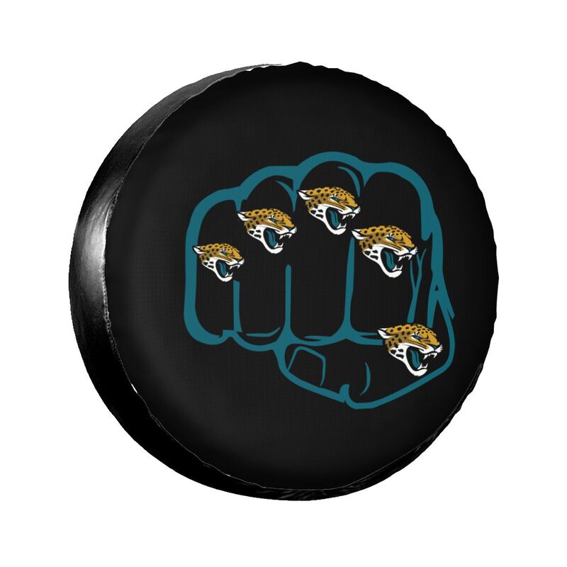 Jacksonville Jaguars Print tire protection cover car spare tire dust protection covers