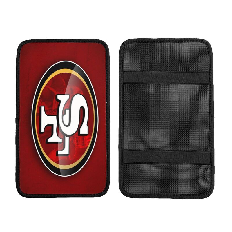 Car armrest box pad San Francisco 49ers 1 Printed central armrest box cushion protective pad