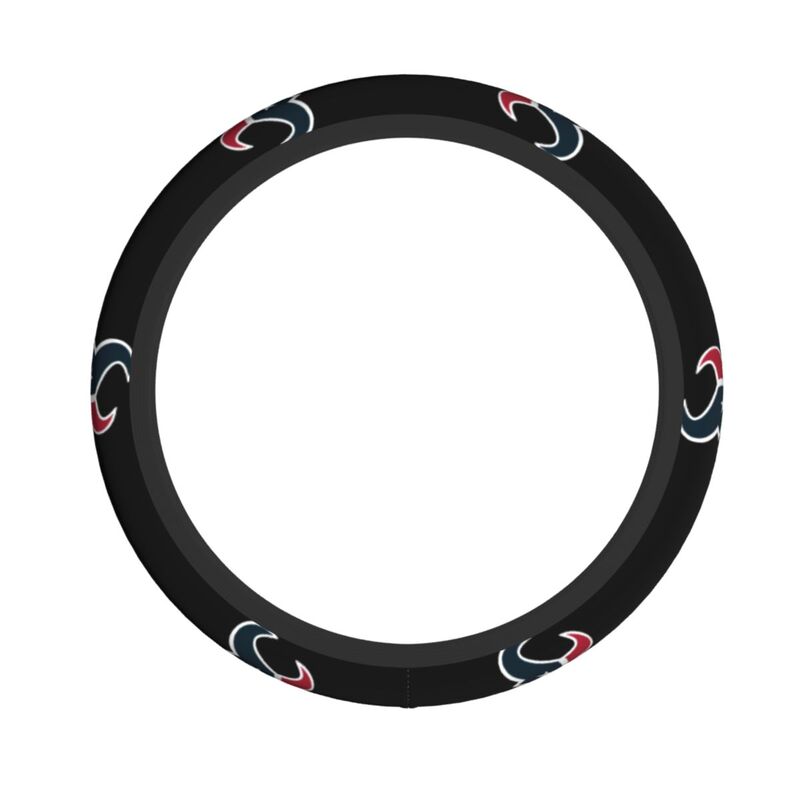 Houston Texans 1 Printed breathable elastic steering wheel cover anti slip cover