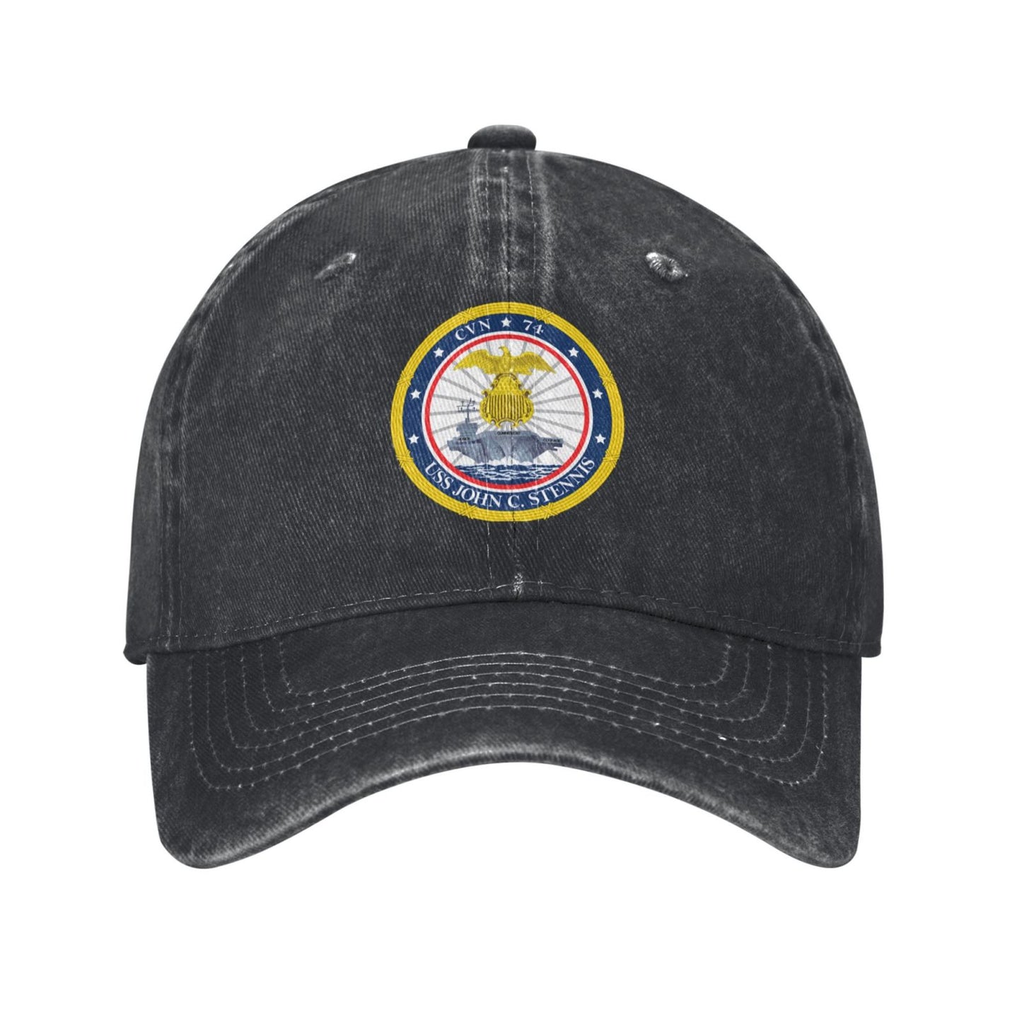 USS John C. Stennis (CVN-74) Printed unisex baseball cap adjustable cap veteran gift