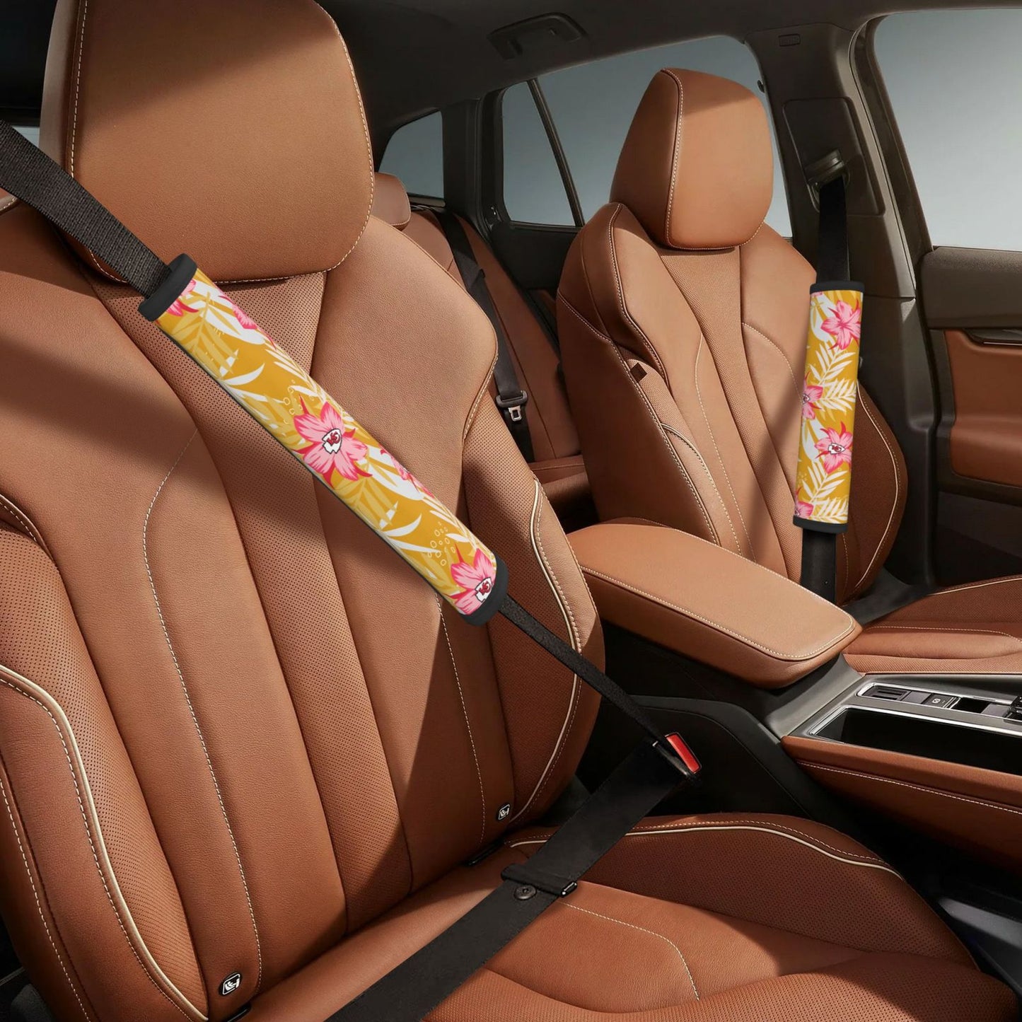 Kansas City Chiefs Car seat belt protection cover Adult seat belt protection cover