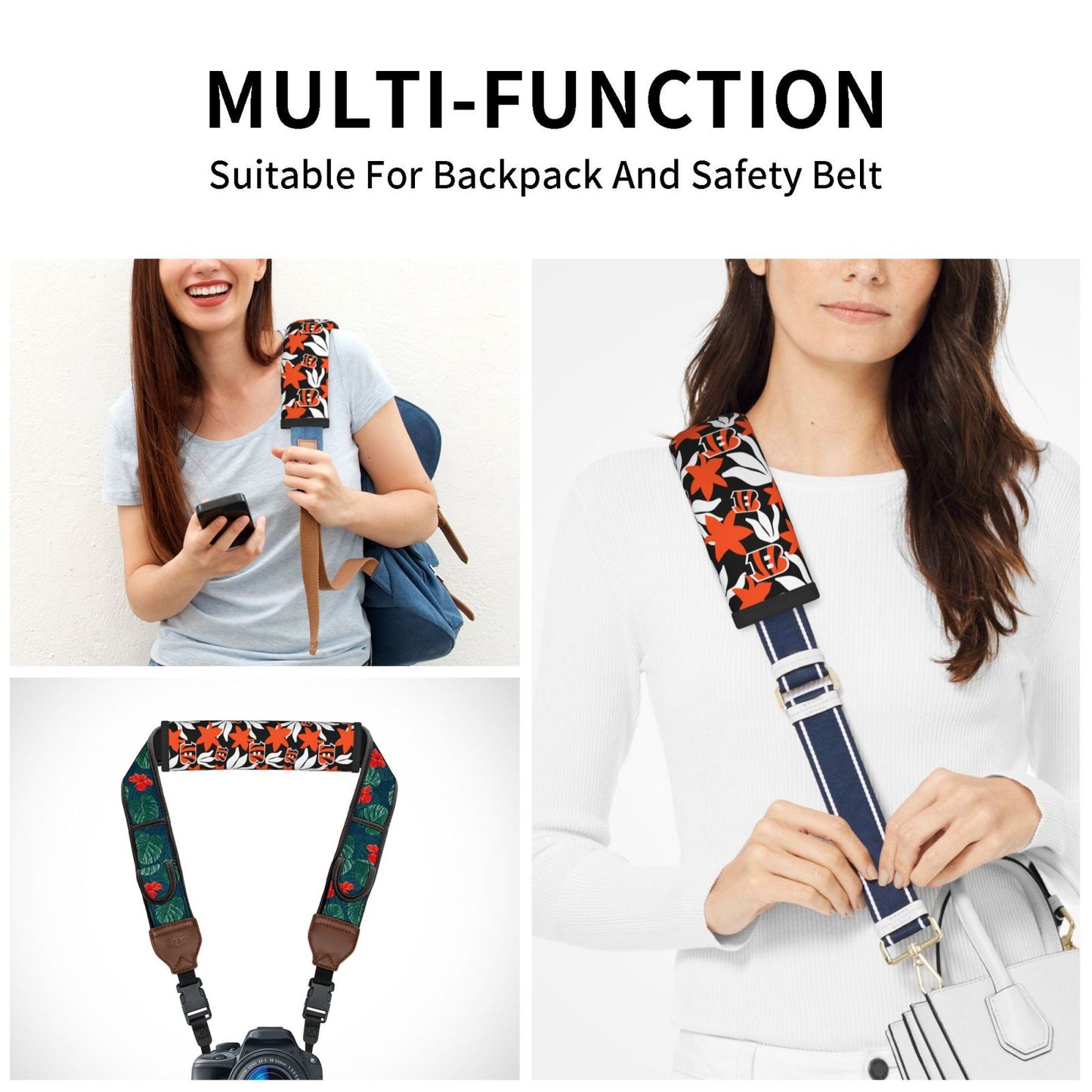 Cincinnati Bengals Car seat belt shoulder strap adult seat belt protective cover