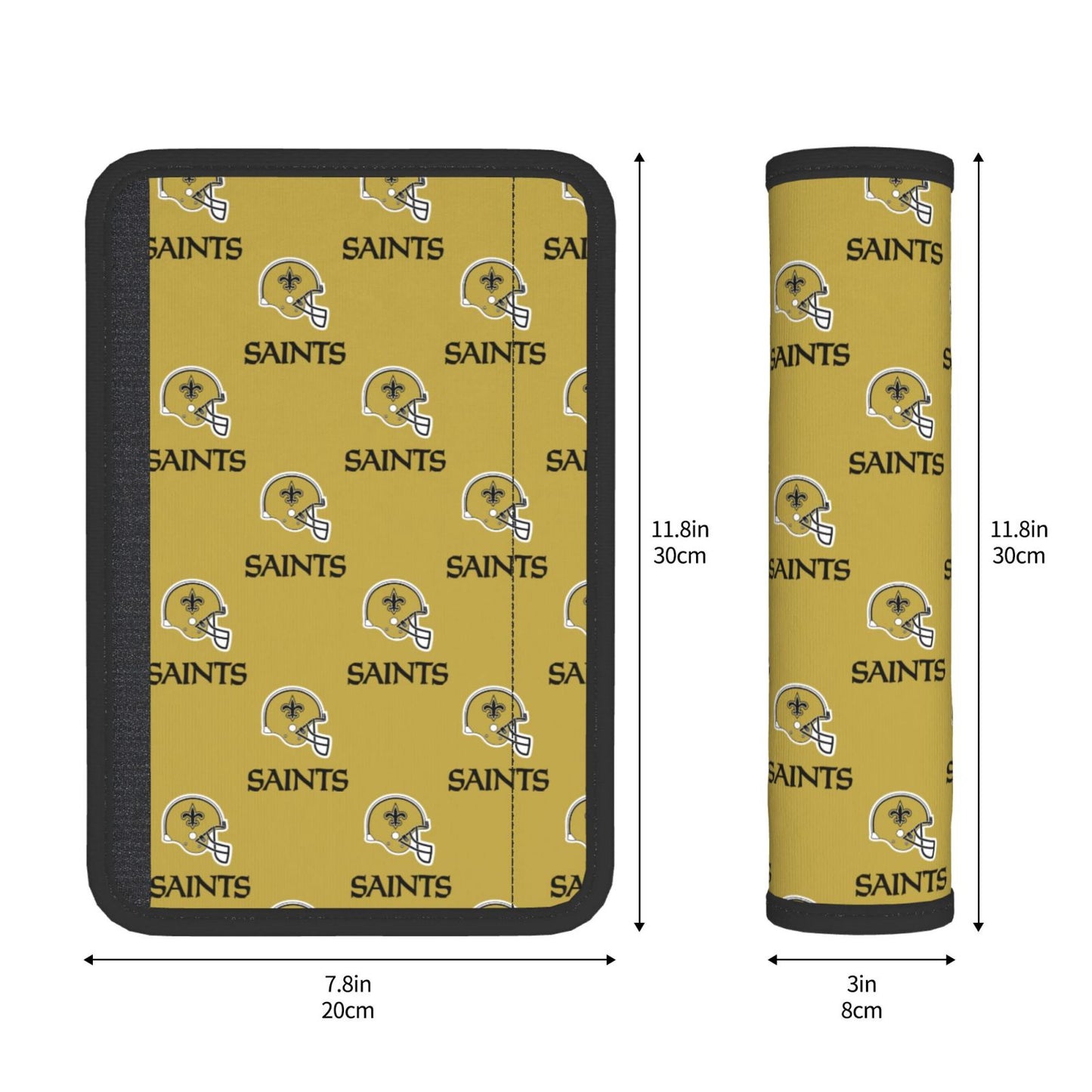 New Orleans Saints Car seat belt shoulder strap UNISEX seat belt protective cover