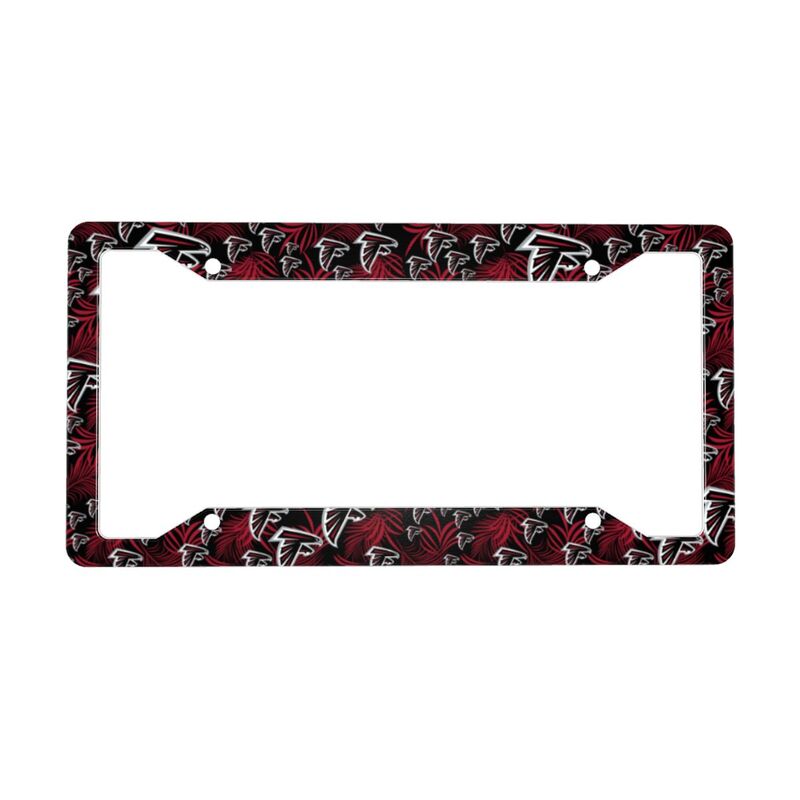 Atlanta Falcons Print Car license plate frame four hole license plate holder (one pair)