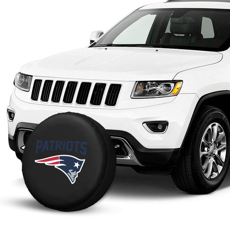 New England Patriots 3 Car tire protective cover waterproof and dustproof tire cover