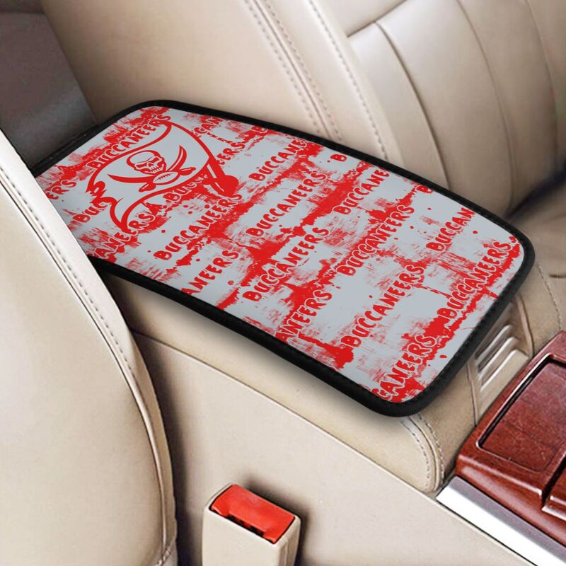 Tampa Bay Buccaneers print Car armrest box protective cover car center console armrest pad
