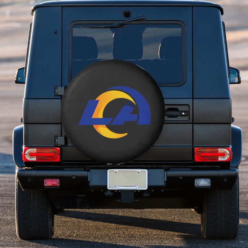 Los Angeles2 Rams Car tire protection cover spare tire waterproof and dustproof cover