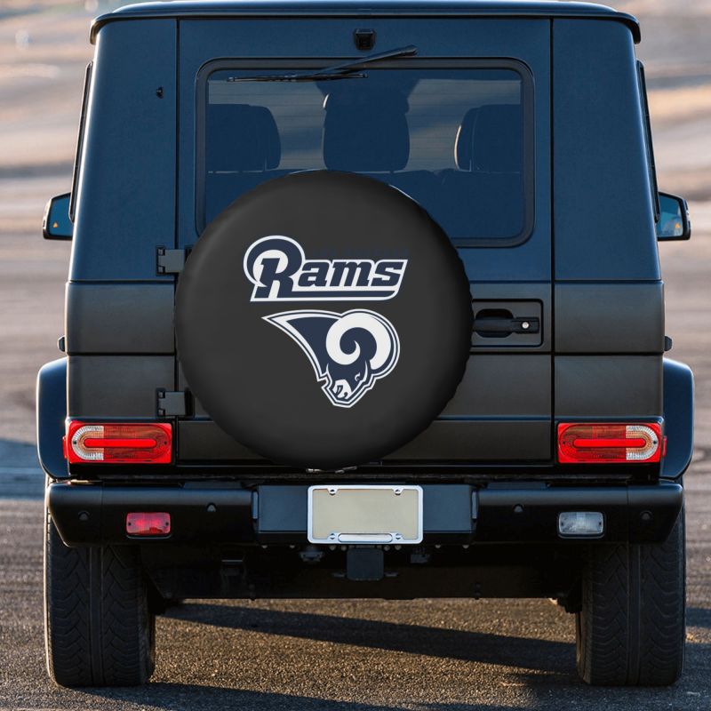 Los Angeles Rams Car tire protection cover spare tire waterproof and dustproof cover