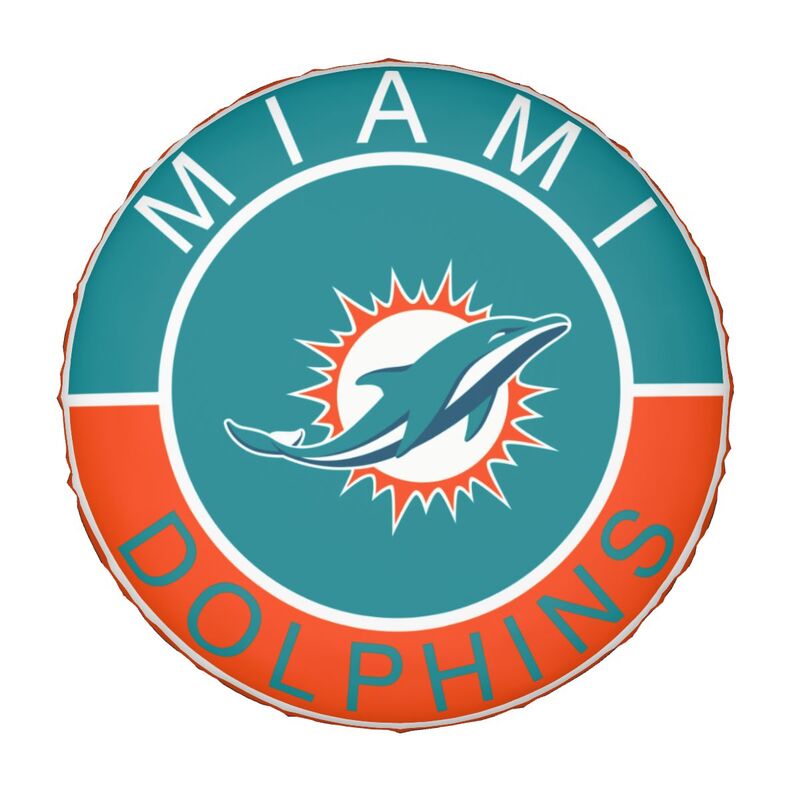 Miami Dolphins Printed tire protection cover car spare tire dust protection covers