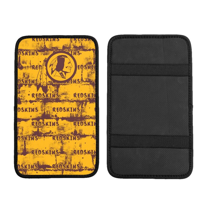 Washington Redskins print Car armrest box protective cover car center console armrest pad