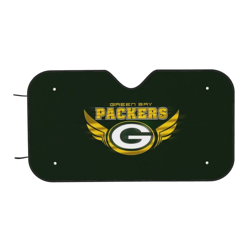 Green Bay Packers 3 Print suitable for front Car windshield sunshades Car windshield sunshades