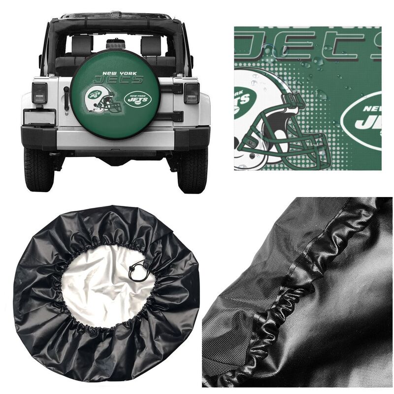 New York Jets Print car tire protection cover car spare tire dust protection covers