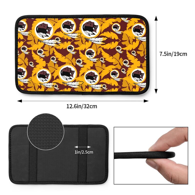 Washington Redskins printing Center console armrest pad car armrest protective cover car